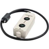 明工社 明工 接地2P20A引掛マルチタップ L5‐20 2コ口 L5‐20P付 VCTケーブル 3m MR7679W2TL3 1個