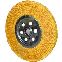 柳瀬 ヤナセ サイザルクローズドバフ 360x150x25.4 イエロー CSB360Y 1個