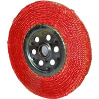 柳瀬 ヤナセ サイザルクローズドバフ 300x100x25.4 レッド CSB300R 1個