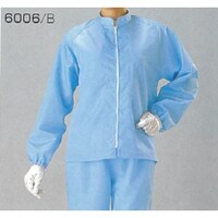 MCC MAX CLEAN 6006 クリーンウエア上衣 ブルー 3Lサイズ 6006B3L 1着