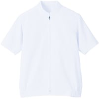 サーウ゛ォ サンペックス 半袖ジャンパー 食品工場 白衣 衛生 ホワイト 6L SZ422W6L 1着