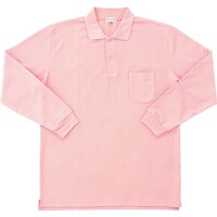 クロダルマ クロダルマ 長袖ポロシャツ ピンク 4L 25441724L 1着