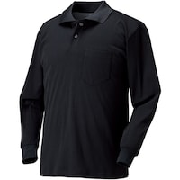 クロダルマ クロダルマ 長袖ポロシャツ ブラック LL 2547249LL 1着