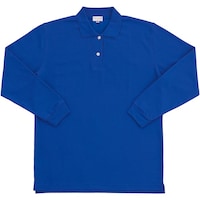 クロダルマ クロダルマ レディース長袖ポロシャツ ブルー 3L 25441L103L 1着