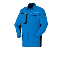 クロダルマ クロダルマ 長袖シャツ ブルー 3L 25598103L 1着