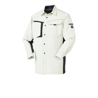 クロダルマ クロダルマ 長袖シャツ シルバー 3L 25598403L 1着