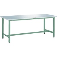 トラスコ中山 TRUSCO 軽荷重作業台(300kg)AE型 1200X750XH740 ステンレス張り ホワイト色 AES1200W 1台