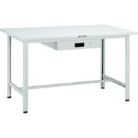 トラスコ中山 TRUSCO 軽荷重作業台(300kg)AE型 900X600XH740 薄型1段引出付 ホワイト色 SAE0960UDK1W 1台