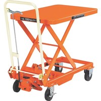 スギヤス Bishamon ハンドリフター リフターBX(手動式)(足踏みペダル式) 均等荷重150kg テーブル寸法700×450mm BX15 1台