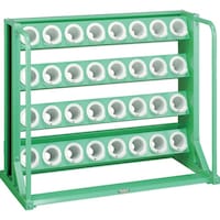 トラスコ中山 TRUSCO ツーリングラック BT・NT50兼用 25個収納 ロック付 ホワイト色 VTL55AW 1台