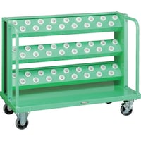 トラスコ中山 TRUSCO ツーリングワゴン BT・NT30兼用 51個収納 ヤンググリーン色 VTLW317YG 1台