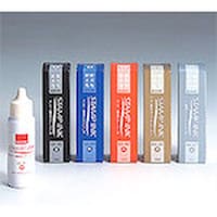 サンビー SANBY サンビー顔料系スタンプ台補充インキ30ml 朱 SA45 1個