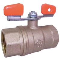 大和バルブ 大和バルブ ボールバルブ 8A(600型、フルボア、黄銅、蝶ハンドル) VHB3W8A 1個