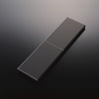 石黒製作所 プラパート スライドカバーコンセント・ダブル ステンレスカバー 電源/LAN(中継) マットブラック G131SA6MB 1個