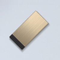 石黒製作所 プラパート スライドカバーコンセント・シングル ステンレスカバー USB(給電) ゴールド G141SUCGD 1個