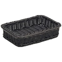 江部松商事 EBM 樹脂製太渕ディスプレイかご 395X295X95 黒 91024B 1537980 1個