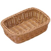 江部松商事 EBM 樹脂バスケット(ステンレス枠付)茶 91077B 1537950 1個