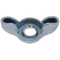 サンコー SUNCO 三価ホワイト プレス蝶ナット(低形 D=25 1/4(D=25 (350本入) N00001428020000003 1箱(350本)