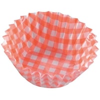 江部松商事 EBM 紙ケースカラー(500枚入)6号 深口 チェック赤 2860120 1個