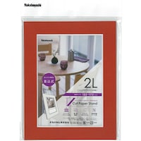 ナカバヤシ ナカバヤシ Vカットペーパースタンド 差込式 2L レッド VPS2LR 1枚