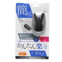 ナカバヤシ ナカバヤシ 有線3ボタン光学式マウス/ブラック MUSUKT114BK 1個