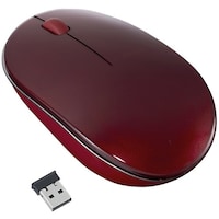 ナカバヤシ ナカバヤシ 無線 3ボタン Blue LEDマウス/レッド MUSRKT153R 1個