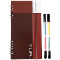 ナカバヤシ ナカバヤシ ハビット マーカー&ノート A5slim/2 NWSA5042 1冊