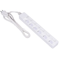 ナカバヤシ ナカバヤシ 安全機能満載スイッチ付OAタップ/6個口/2m/ホワイト TAP04220W 1個