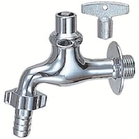 LIXIL INAX カップリング付横水栓(キー式ハンドル)(逆止弁付) LF15G13CV 1個