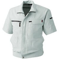 ソウワ 桑和 931 半袖ブルゾン シルバーグレー 6L 931226L 1着