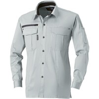 ソウワ G.G. 165 長袖シャツ シルバーグレー 6L 165226L 1着