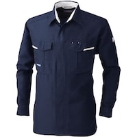 ソウワ 桑和 945 長袖シャツ ネイビー LL 9451LL 1着