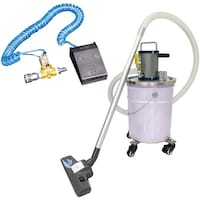 アクアシステム アクアシステム エア式バキュームクリーナー 掃除機セット サイレンサー付 足元スイッチ仕様 APPQO600SETAF APPQO600SETAF 1台