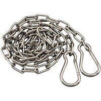 パーツ ラクテム 溶接チェーン ステンレス 線径2mm 3M スナップフックB型付 WSA23 1本