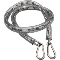 パーツ ラクテム 溶接チェーン ステンレス 線径4mm 5M AKフック・保護チューブ付 WCSAT5 1本