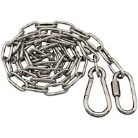 パーツ ラクテム 溶接チェーン ステンレス 線径3mm 3M AKフック・リングキャッチ付 WSRA33 1本