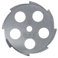 ツムラ 刈払機用刈刃 8枚刃 穴付 ミガキ 255×1.25×8P 1010 1枚