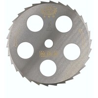 ツムラ 刈払機用刈刃 笹刈刃 穴付 ミガキ 305×1.25×40P 1434 1枚