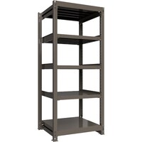 HIKARI製作所 ICHIMAI 重量ボルトレスラック 段荷重1000Kg H2100×W900×D750 天地5段 単体グレー TH1000737T5 1台