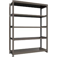 HIKARI製作所 ICHIMAI 重量ボルトレスラック 段荷重1000Kg H2400×W1800×D600 天地5段 単体グレー TH1000866T5 1台