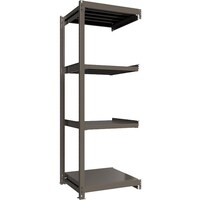 HIKARI製作所 ICHIMAI 重量ボルトレスラック 段荷重1000Kg H2400×W900×D750 天地4段 連結グレー TH1000837R4 1台