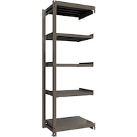 HIKARI製作所 ICHIMAI 重量ボルトレスラック 段荷重1000Kg H2400×W900×D600 天地5段 連結グレー TH1000836R5 1台