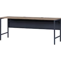 ダイシン DAISHIN レクタ デスク 基本タイプ ブラックフレーム 1800×450×720 FD184507BMPA 1台