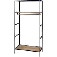 ダイシン DAISHIN レクタ シェルフ ワードロープ フレームブラック色 900×450×1800 R94518WRBMPA 1台