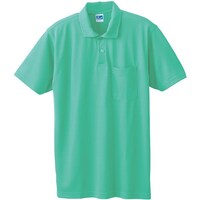 ソウワ 桑和 50127 半袖ポロシャツ(胸ポケット付き) ミントグリーン 3L 501271013L 1着