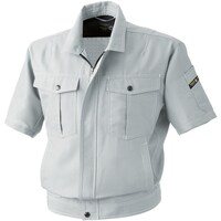 ソウワ 桑和 971 半袖ブルゾン グレー 3L 97173L 1着