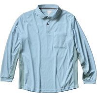 クロダルマ クロダルマ 長袖ポロシャツ サックス 3L 25475193L 1着