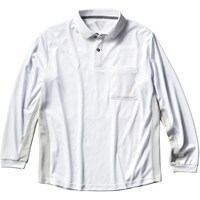 クロダルマ クロダルマ 長袖ポロシャツ ホワイト 3L 25475903L 1着