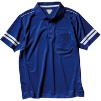 クロダルマ クロダルマ 半袖ポロシャツ ブルー 3L 26474103L 1着