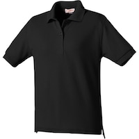 クロダルマ クロダルマ レディース半袖ポロシャツ(脇スリット) ブラック LL 26441L49LL 1着